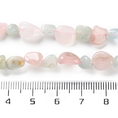 Natural Morganite Beads Strands G-P497-01C-57-1