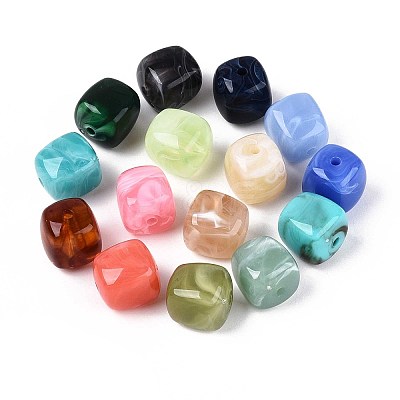 Opaque Acrylic Beads OACR-ZX006-33M-1