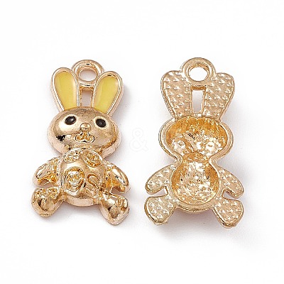 Alloy Enamel Pendants ENAM-C006-06G-02-1