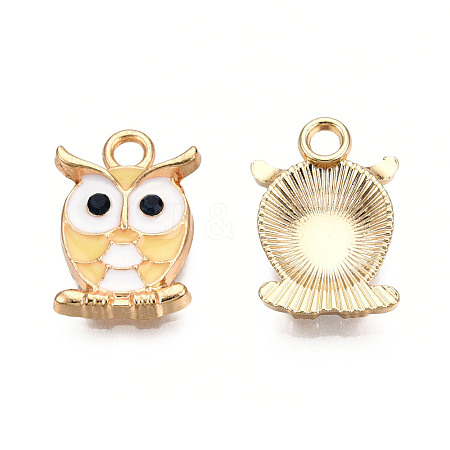 Alloy Enamel Pendants ENAM-S119-014A-1