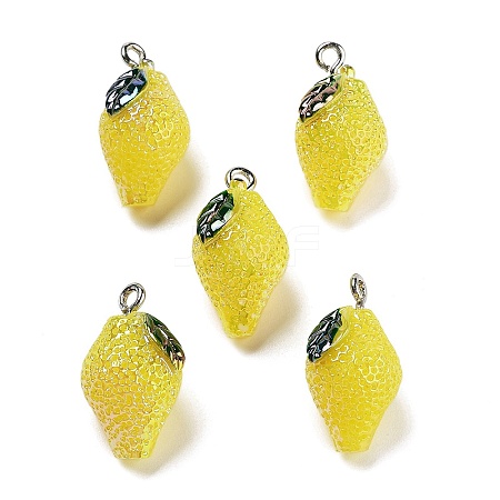 AB Color Resin Pendants RESI-C051-02F-P-1