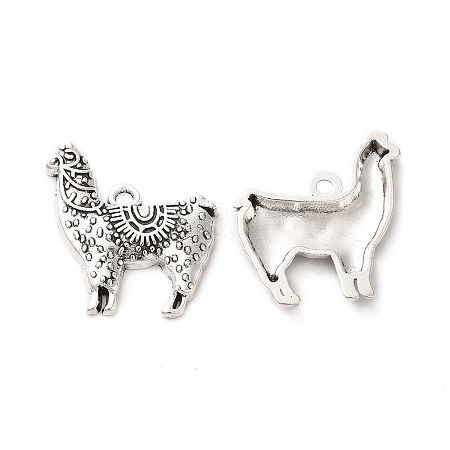Tibetan Style Alloy Pendants TIBE-B001-01AS-1