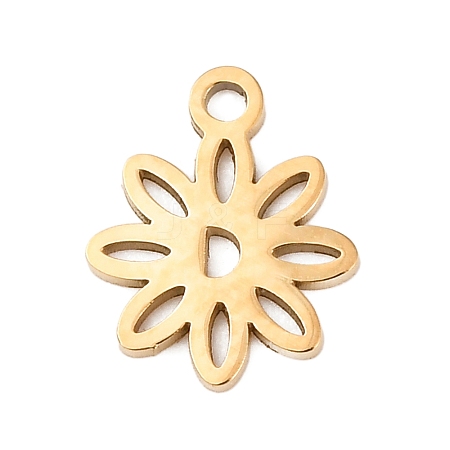 304 Stainless Steel Charms STAS-A125-13B-G-1