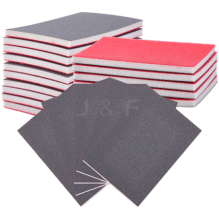 20Pcs 320 Grit  Sanding Sponge Grit Sanding Blocks TOOL-SP0001-05B-1