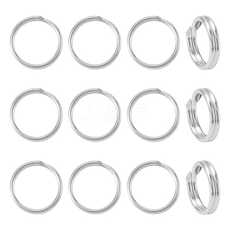 925 Sterling Silver Split Jump Rings STER-TA0001-48C-1