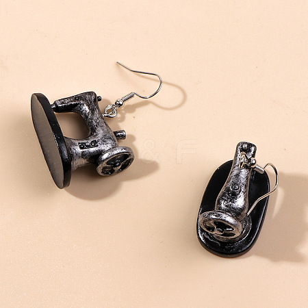 Alloy Enamel Dangle Earrings WG26F05-05-1