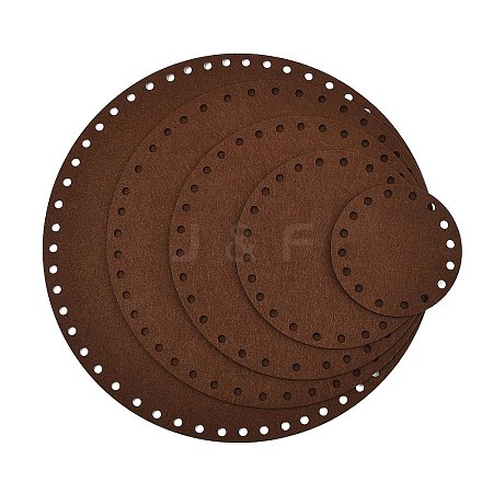 Flat Round Felt Fabric DIY-WH0250-76B-1
