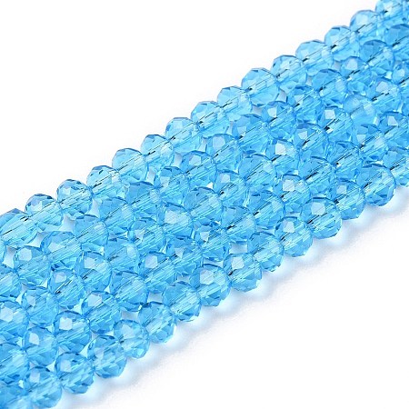 Glass Beads Strands EGLA-A044-T4mm-D08-1