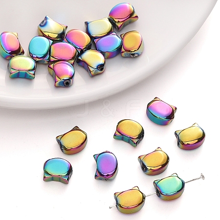 Glass Cat Beads PW-WG5CD4E-01-1