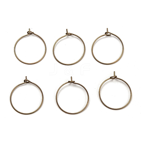 Brass Wine Glass Charm Rings LS-EC067-2AB-NF-1