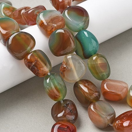 Natural Agate Beads Strands G-H295-D01-15-1