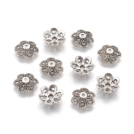 Tibetan Style Alloy Bead Caps LS-LF10883Y-1