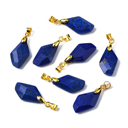 Natural Lapis Lazuli Pendants G-Q998-008A-1