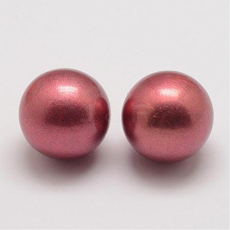 Brass Chime Ball Beads Fit Cage Pendants KK-G298-14mm-13-1