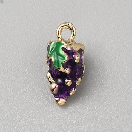 Alloy Enamel Pendants FIND-CJC0024-48E-1