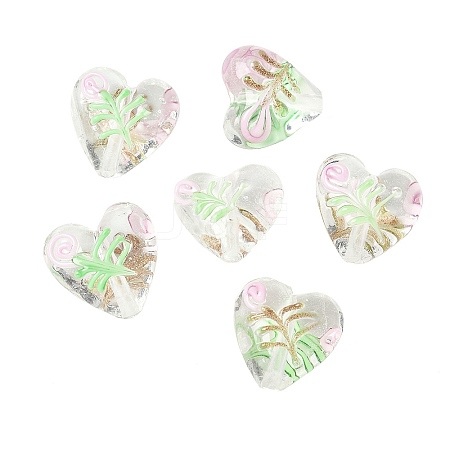 Handmade Transparent Lampwork Beads BLOW-D300-07C-1