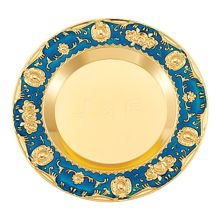 1Pc Iron Flat Round Display Panel for Fragrance Activity AJEW-MB0001-13A-1