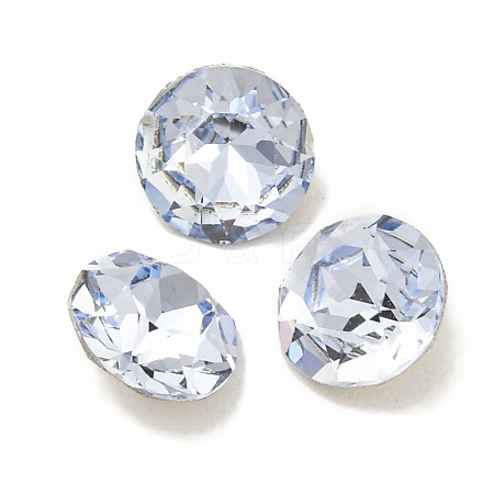 Glass Rhinestone Cabochons RGLA-L029-13B-211-1