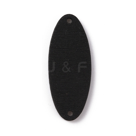 Wooden Dyed Connector Charms WOOD-WH0024-130A-1