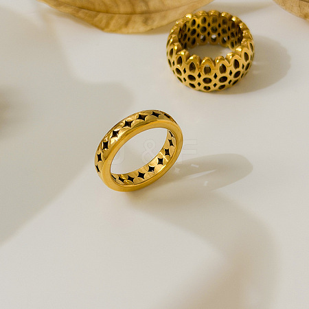 304 Stainless Steel Finger Rings WGBC30B-04-1