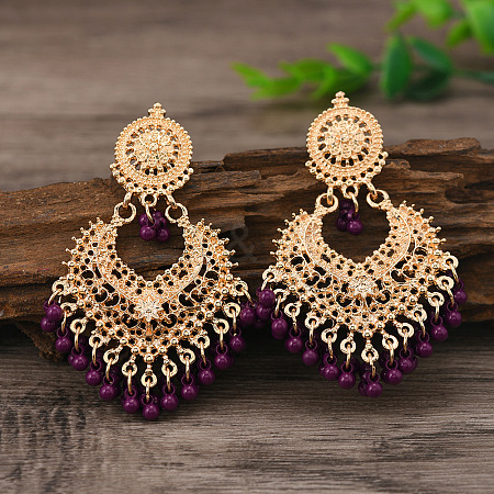 Bohemian Ethnic Style Alloy Chandelier Earrings FS-WGDCA32-04-1