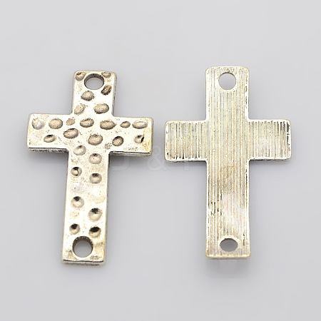 Alloy Hammered Cross Links connectors PALLOY-AD49200-AS-FF-1