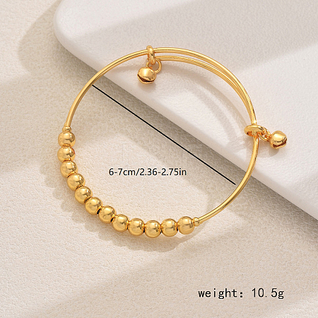 Classic Iron Beads Charm Bangles for Women LC9624-1-1