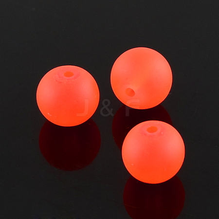 Transparent Glass Bead Strands GLAA-S031-12mm-27-1