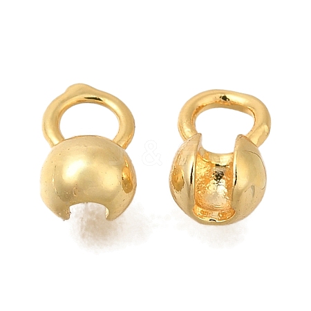 Brass Bead Tips KK-K388-50G-1