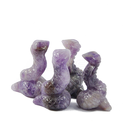 Natural Amethyst Sculpture Display Decorations G-PW0004-37I-1