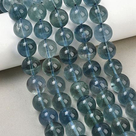 Natural Blue Fluorite Beads Strands GG-CBAF158-12mm-1