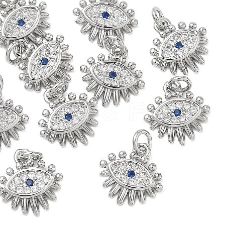 SHEGRACE Brass Cubic Zirconia Pendants XGRQ3K783-532P-1