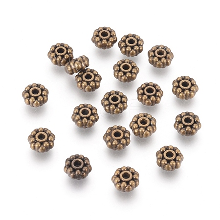 Tibetan Style Alloy Spacer Beads MLF0358Y-NF-1