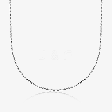 925 Sterling Silver Link Chain Necklaces EJ2248-5-1