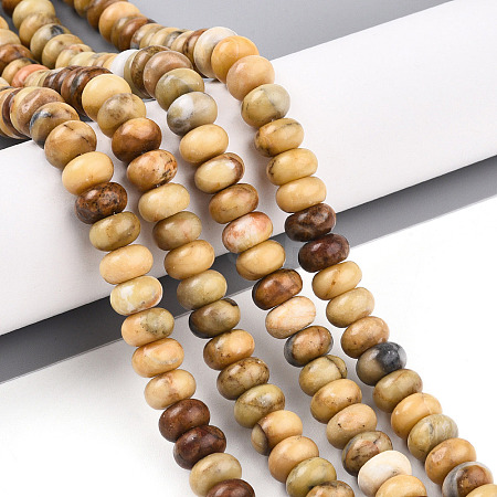 Natural Yellow Opal Beads Strands G-T140-74-1