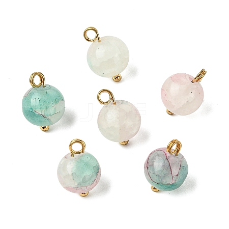 Alloy Glass Pendants GLAA-P080-04G-08-1