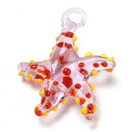 Handmade Lampwork Pendants LAMP-A004-05J-1