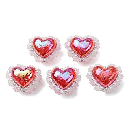 Rwsin & ABS Imitation Pearl & Polymer Clay Beads RE-CBA1913-01F-1