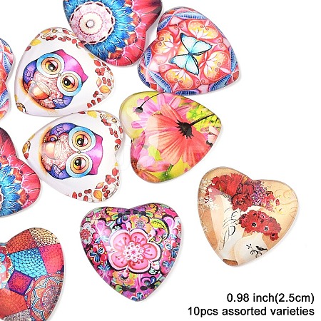 Glass Cabochons GGLA-YWC0001-01B-1