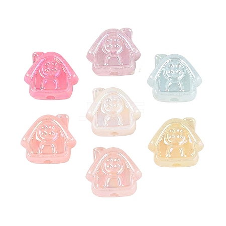 Imitation Jelly Plastic Beads KY-Q010-35-1