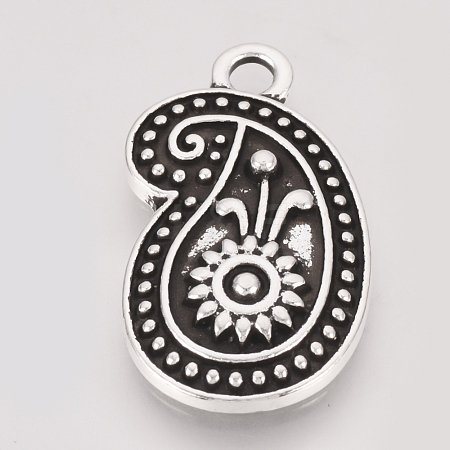 Tibetan Style Alloy Pendant Enamel Settings TIBE-T011-133AS-LF-1