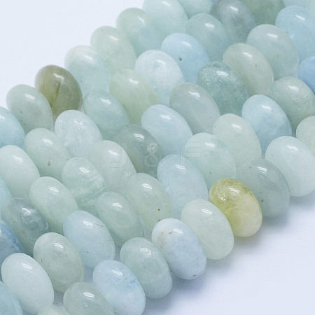 Natural Aquamarine Beads Strands G-L478-27-16mm-1