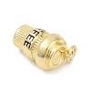 Brass Enamel Pendants KK-U062-01A-G-2
