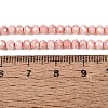 Anti-Tarnish Dyed Rondelle Glass Beads Strands EGLA-T021-3mm-17-15-4