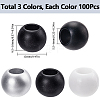 300Pcs 3 Styles Acrylic European Beads DIY-SP0001-16-2