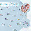 4 Sets Acrylic Rhinestone Cabochons GACR-SP0001-06C-5