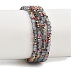 Electroplate Glass Beads Stradns EGLA-H114-02B-03-1