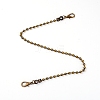 Iron Ball Chain Bag Strap FIND-WH0075-60AB-1