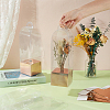 12Pcs Plastic & Paper Single Flower Storage Boxes CON-BC0007-98-3