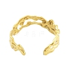 Real 18K Gold Plated 304 Stainless Steel Open Cuff Rings for Women RJEW-B061-01G-06-3